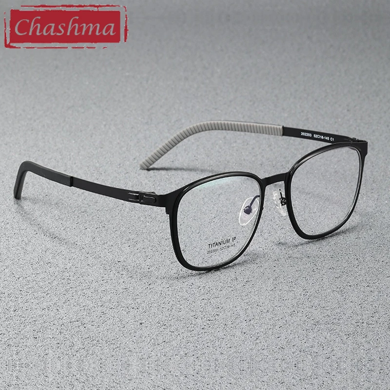 

Chashma Prescription Glasses Men Fashion Designer Titanium Eyeglasses Frames Women Eyewear for Myopia Recipe Lenses Spectales