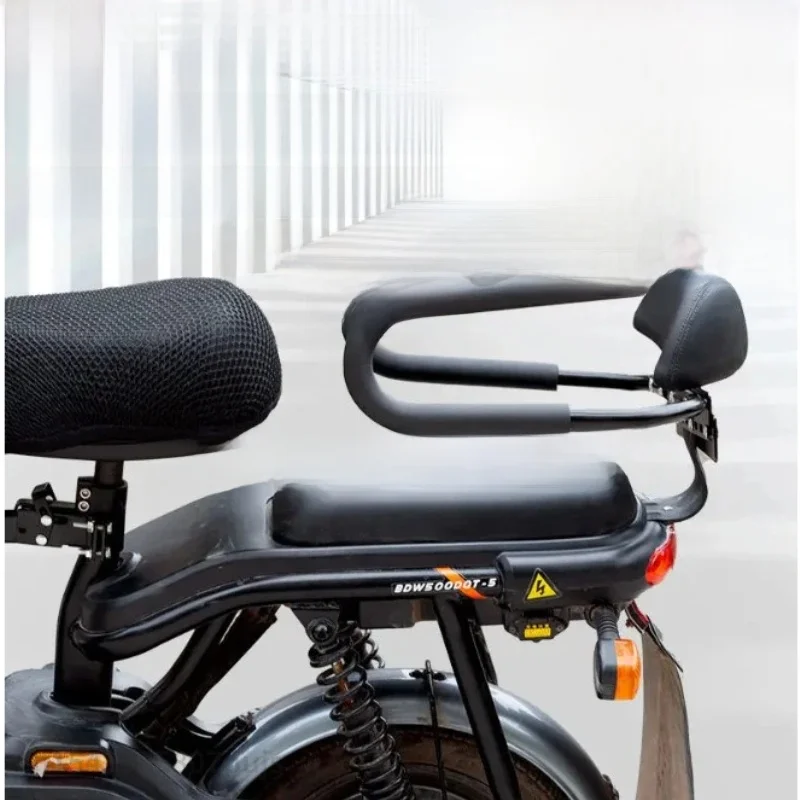 AliExpress NONE Bike Rear Seat Children Fence with Safety Belt Electric Bike Rear Guardrail Can Be Installed on The Backrest