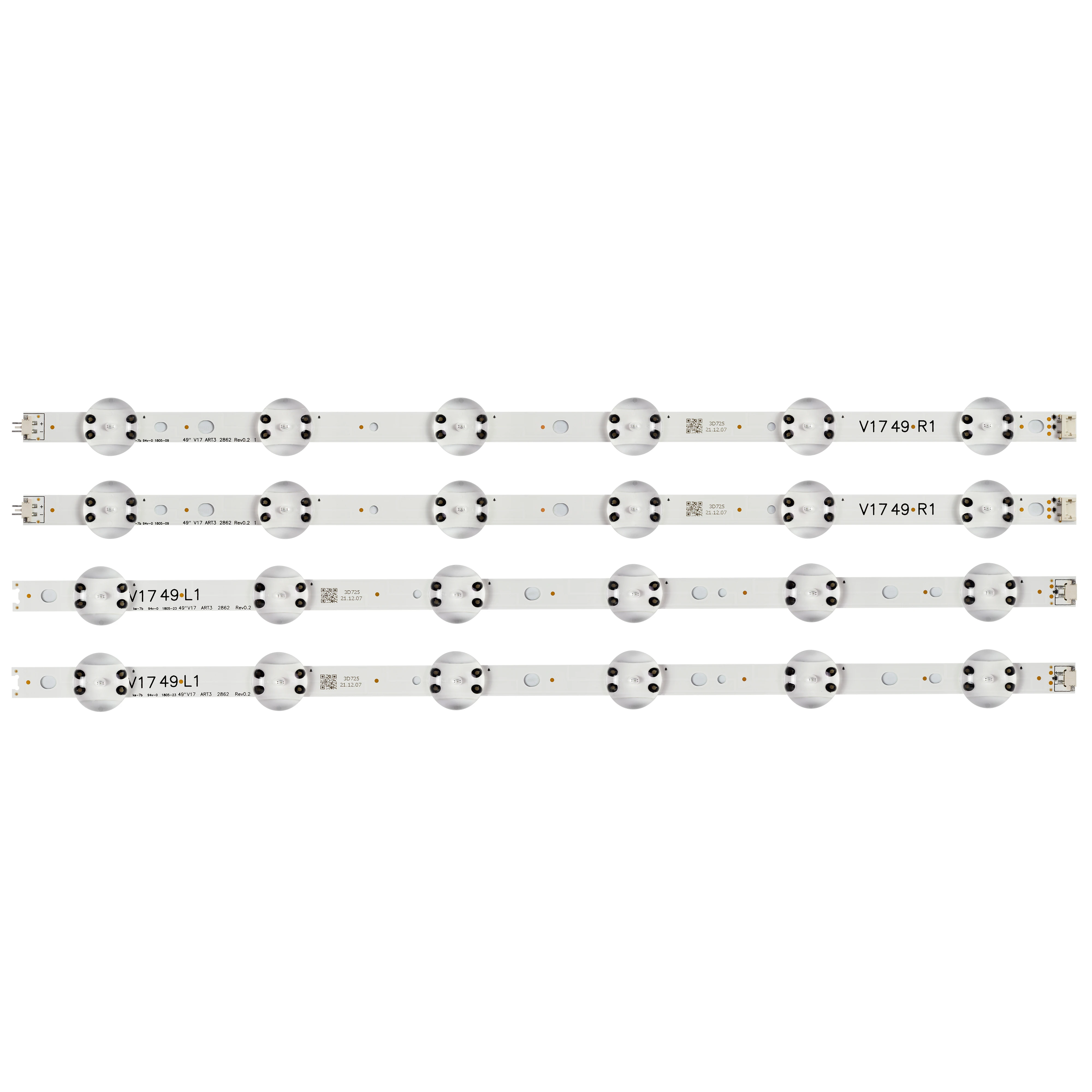 

LED strip For 49 V17 49UJ670Y 49UJ701V 49UJ670V 49UV340C 49UJ6565 49UJ6500-JD ART3 2862 2863 6916L-2862A 6916L-2863A