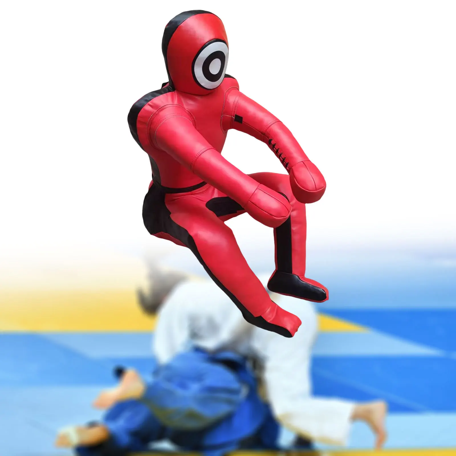 دمية الملاكمة جيو جيتسو دمية غير مملوءة اللكم دمية معدات الملاكمة التدريب المصارعة أداة الممارسة الرياضية للتايكوندو الكاراتيه