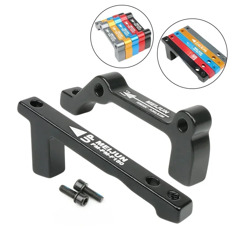 AliExpress NONE MTB Bike Disc Brake Rotors Front Rear 180mm 203mm IS/PM Caliper Adapter Aluminium Alloy Post Mount Bicycle Accessorie Adaptor