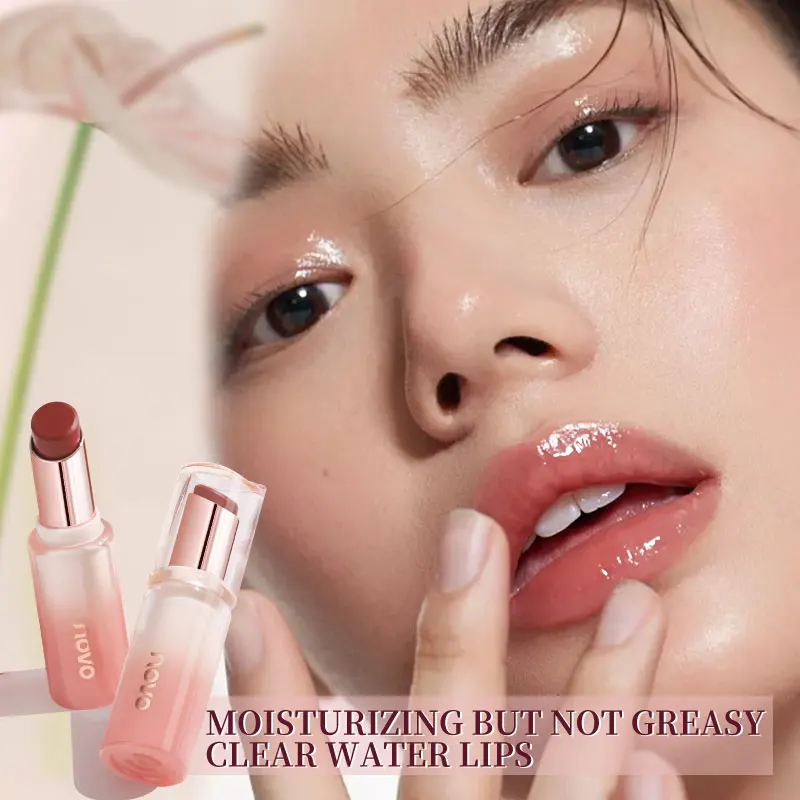 글로시 립글로스, 수분감 있는 젤리 같은 립밤, 오래 지속되는 방수 및 끈적임 없는 립 컬러