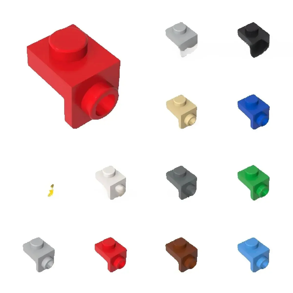 50pcs 36841 support 1x1 - 1x1 briques Collections en vrac modulaire GBC jouets pour technique MOC bricolage cadeaux vente blocs de construction