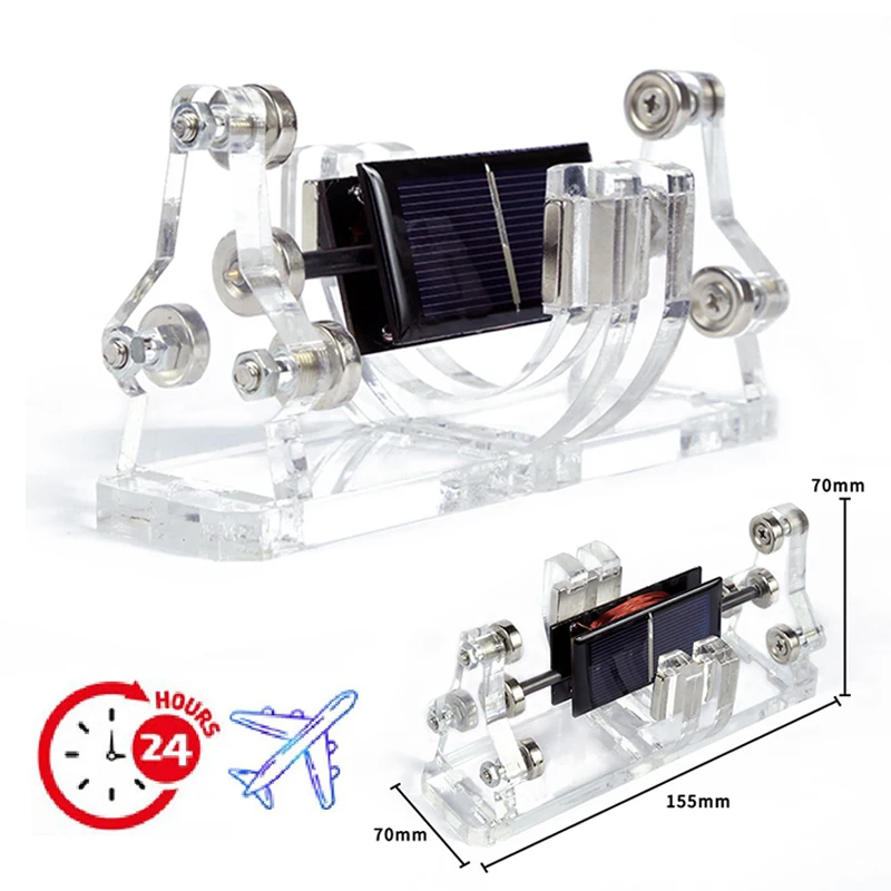 DIY 아크릴 태양 자기 부상 모터, 멘도시노 모터, 브러시리스 모터, 교육 실험 용품, 컬렉션 장난감 선물