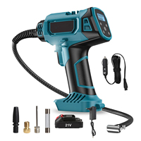 Cordless Electric Air Pump Rechargeable Car Tire Automatic Inflator Portable Home Air Compressor For Makita 18V Battery