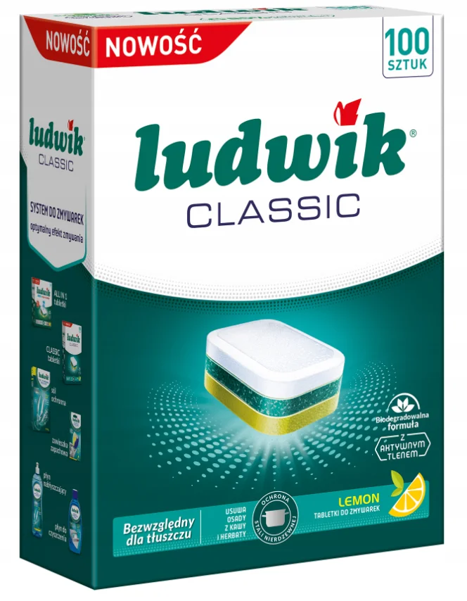 LUDWIK Classic Dishwasher Tablets 100 pcs