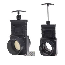 1Pc DN100 DN150 Plastic Gate Valve UPVC Slip For RV Trailer Van Farm Factory Waste Sewer