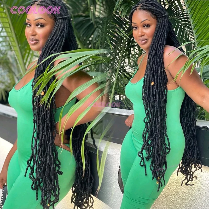 

Супер длинный парик с дредами, синтетические полные кружевные плетеные парики с бабочками для чернокожих женщин, 40 дюймов, полные кружевные парики, плетеные парики в коробке