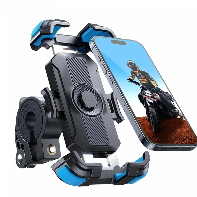 AliExpress Joyroom Motorcycle Bike Phone Mount Upgrade Phone Holder Ultra-Stable Bicycle Phone Mount Handlebar Cell Phone Clamp for Scooter