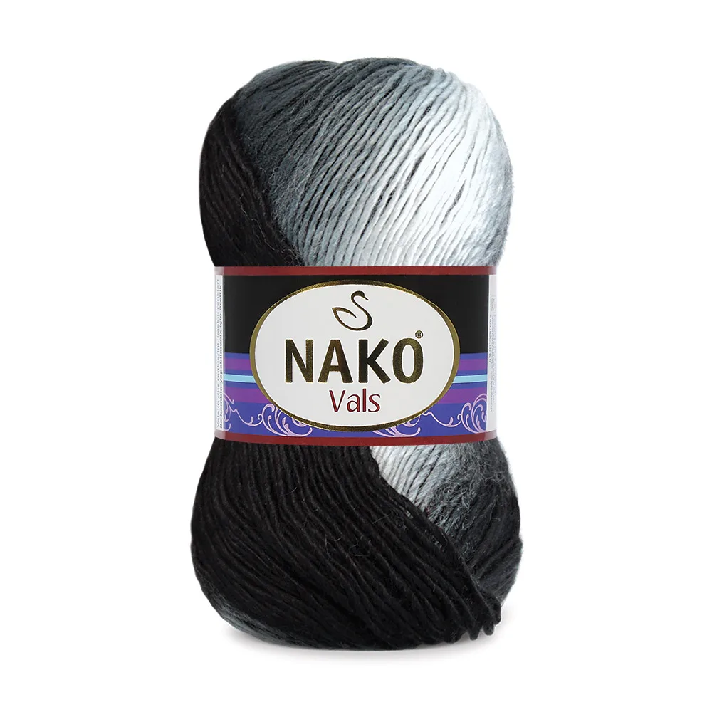 Nako Vals Hand Knitting Yarn, 100 Grams 240 Meters, 25 Colors, Premium Acrylic, Scarf, Hat, Beret, Cardigan, Sweater, Shawl, Home Textile,