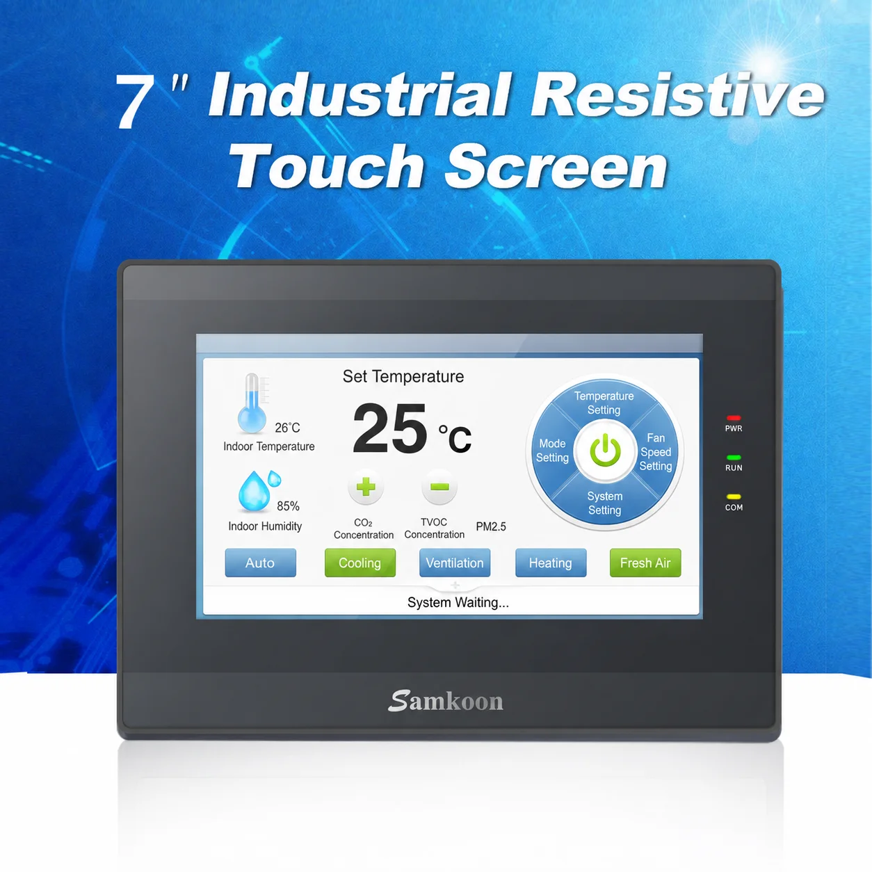 Samkoon IoT HMI Touchscreen 7 Zoll Mensch-Maschine-Schnittstelle Industriesteuerungs-Display mit Samkoon-Plattform – Detail 2