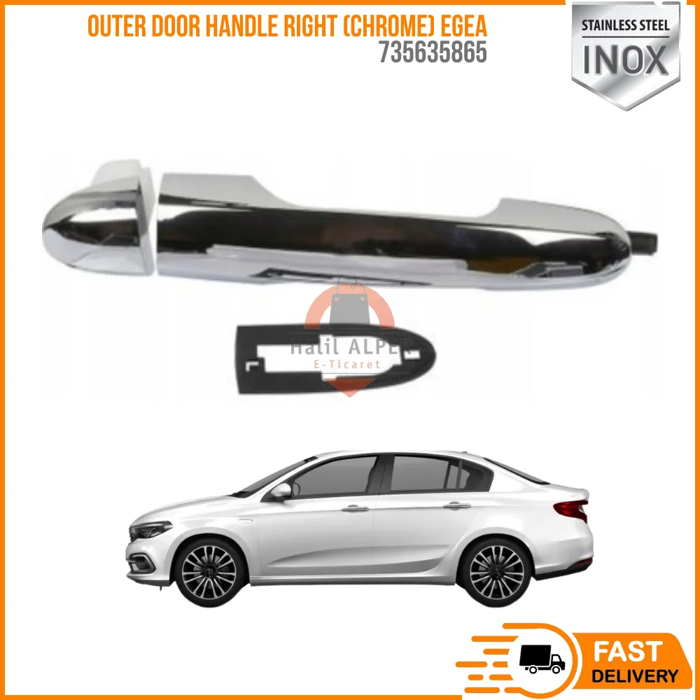 

FOR DIS DOOR HANDLE ON RIGHT (CHROME) EGEA OEM 735635865 SUPER QUALITY HIGH SATISFACTION REASONABLE PRICE FAST DELIVERY