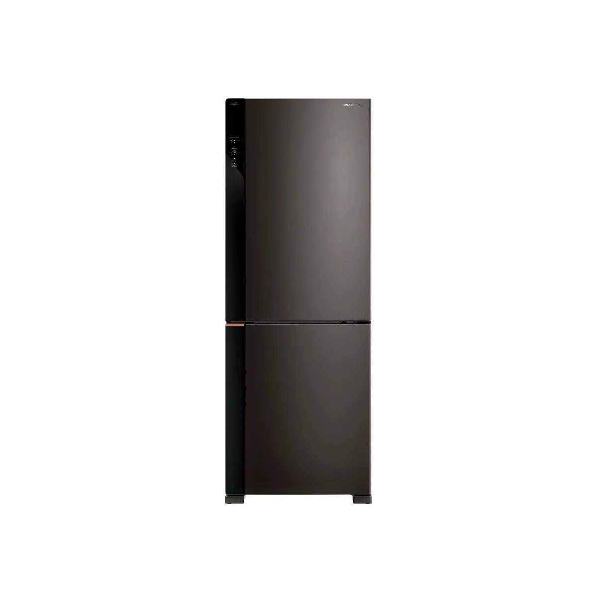 GELADEIRA BRASTEMP 500L FROST FREE INVERSE INTELIGENTE BRE66AE BLACK INOX BIVOLT