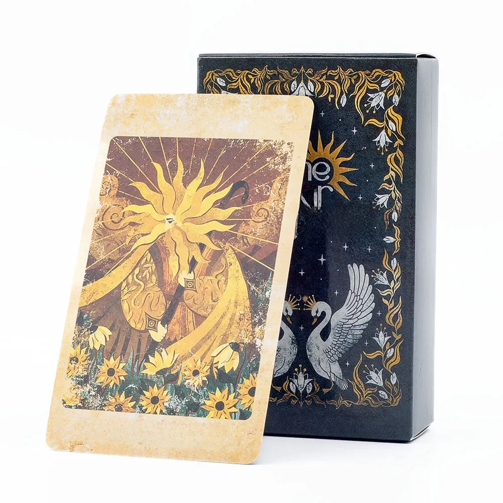 The Solar Kingdom Tarot Deck 78 cartes Oracle Set pour Cosmic Insight et Divination Versions anglaises édition jeu de société