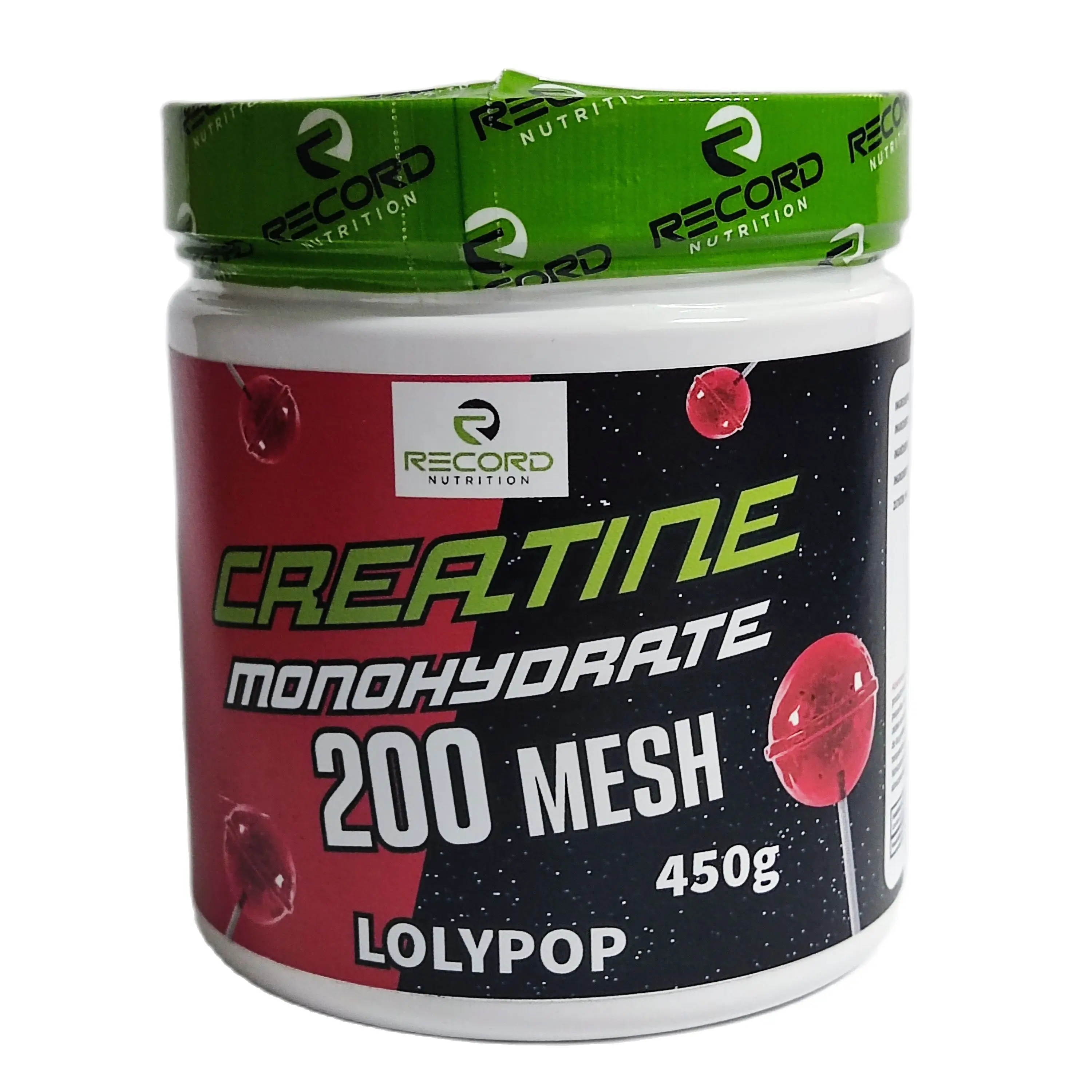 450gr 100% Lolypop Flavor Creatine Monohydrate for Healthy Sports Performance with Intense Activity, Muscle Strength