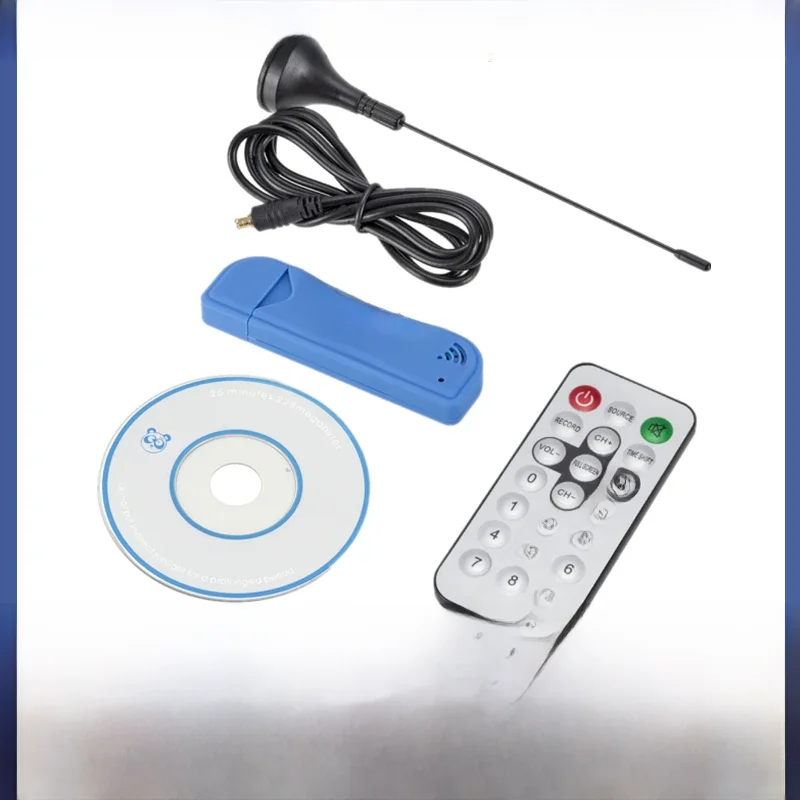 Tragbarer Mini-TV-Stick 820T2 FC0012 Digitaler USB 2.0 TV-Stick DVB-T + DAB + FM RTL2832U Unterstützt SDR-Tuner-Receiver TV-Zubehör