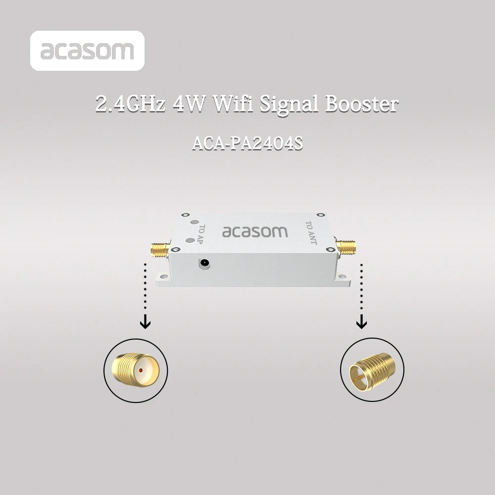 Imagem -05 - Wifi 2.4ghz 4w Amplificador de Sinal Wi-fi sem Fio Repetidor Impulsionador Roteador Wi-fi Extensor Gama