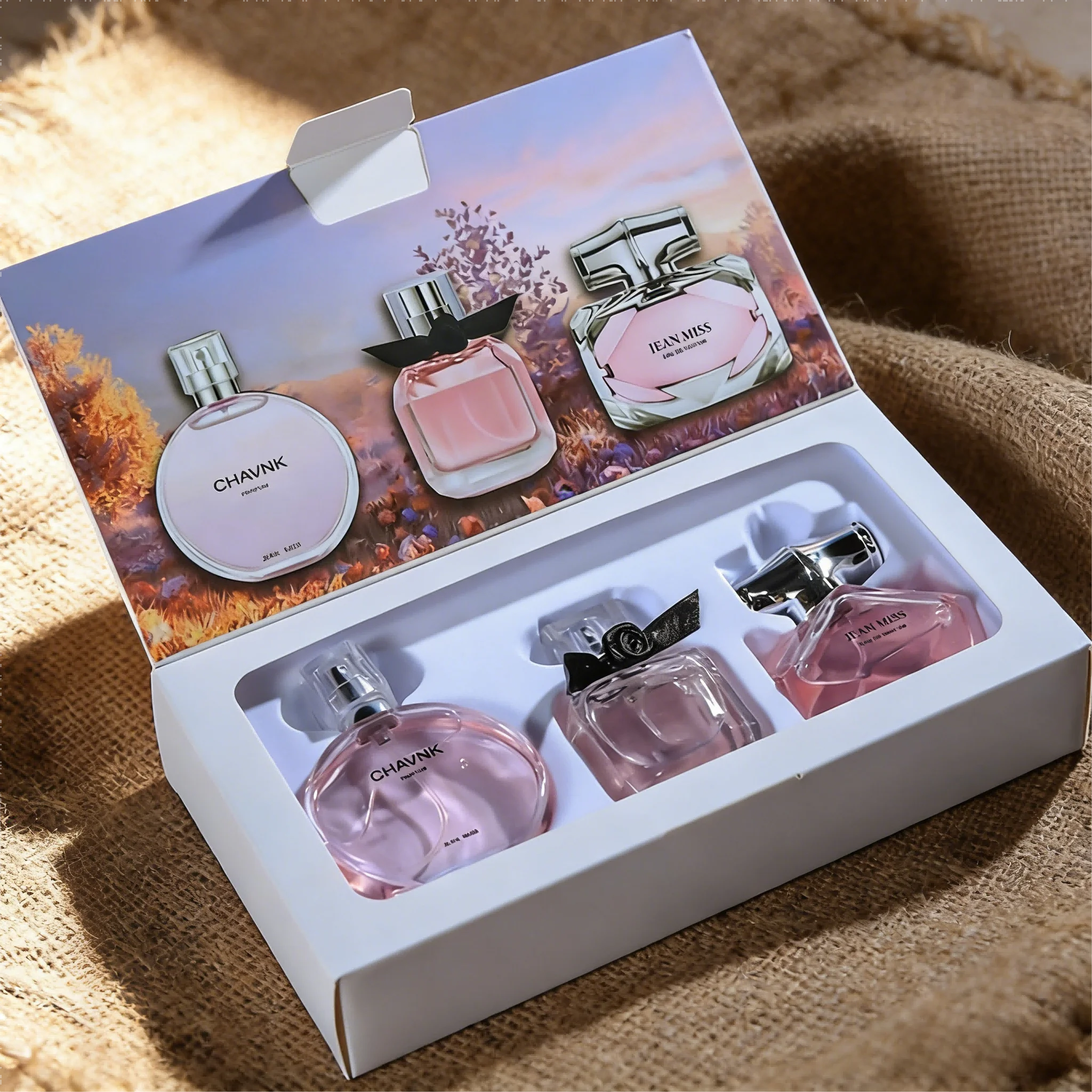 

Women's Perfume Set 3 Pack, Long Lasting Floral Fruity Fragrance, Luxury Gift Box for Her, Ideal for Valentine's Day, Birthday,