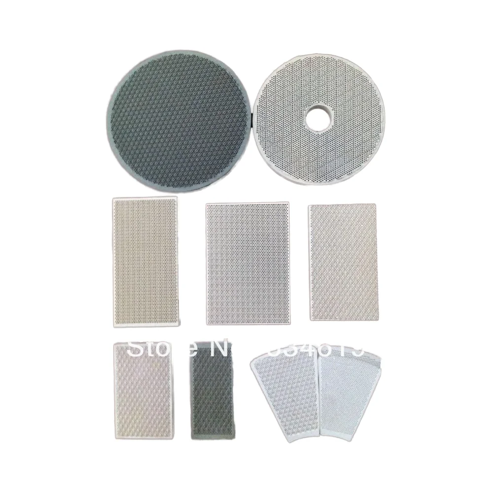 Infrared Cordierite Catalytic Ceramic Burning Plates,Grill Infrared Ceramic Tiles For Shawarma,Kebab,Gyros,Doner Machine
