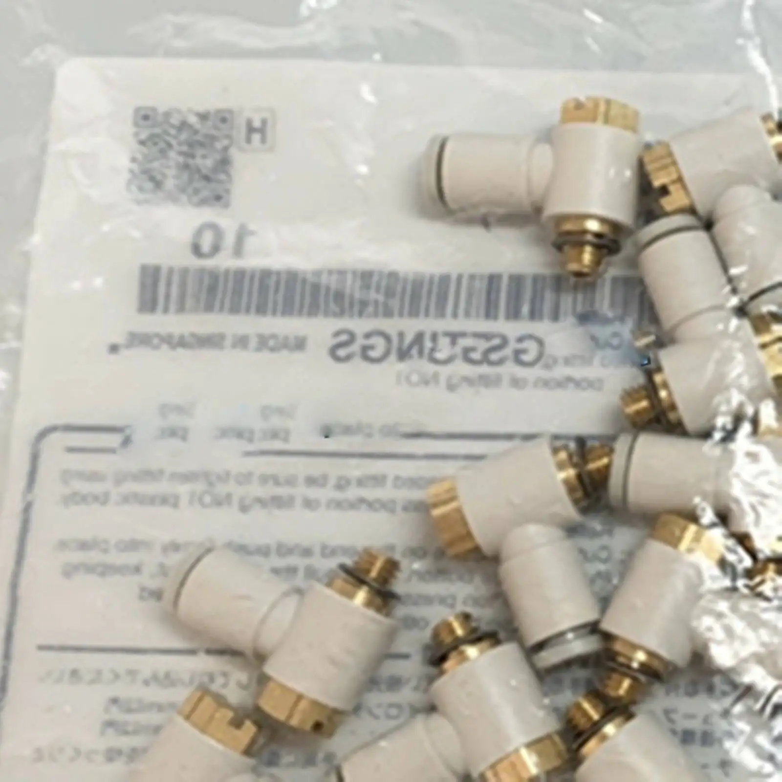 10pcs/bag Fitting KQ2V04-M5A KQ2V04-01AS KQ2V06-M5A KQ2V06-01AS KQ2V06-02AS KQ2V08-01AS KQ2V08-02AS