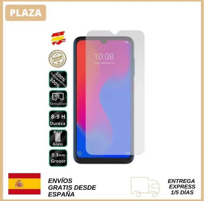 PROTECTOR DE PANTALLA Para ZTE A7 2020 DE CRISTAL TEMPLADO PREMIUM ALTA CALIDAD ENVIÓ GRATIS