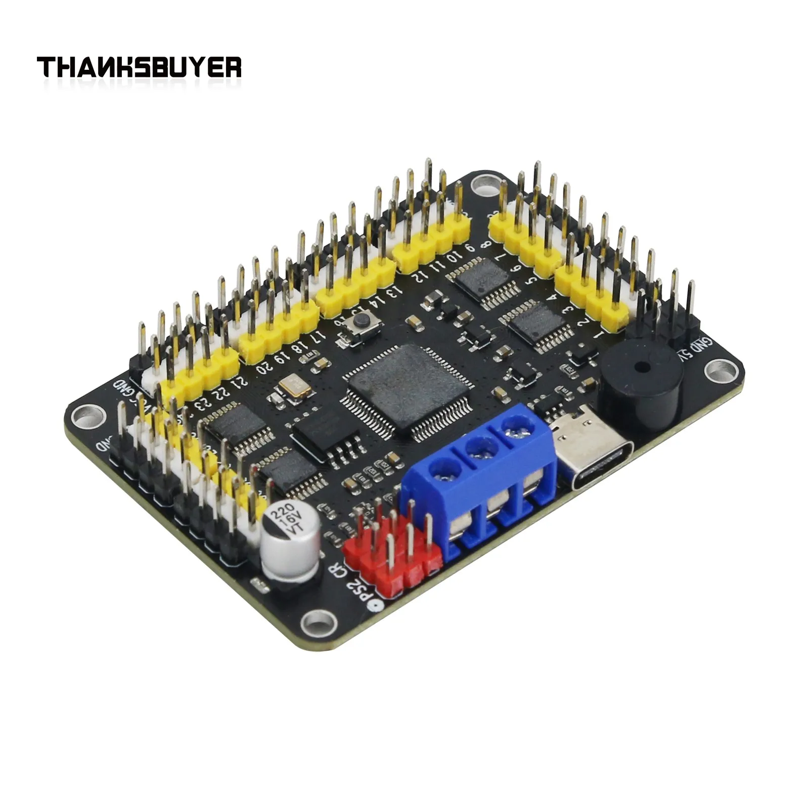 32 Channel Servo Control Board Robot Control Board Servo Controller with ps2 Remote Control