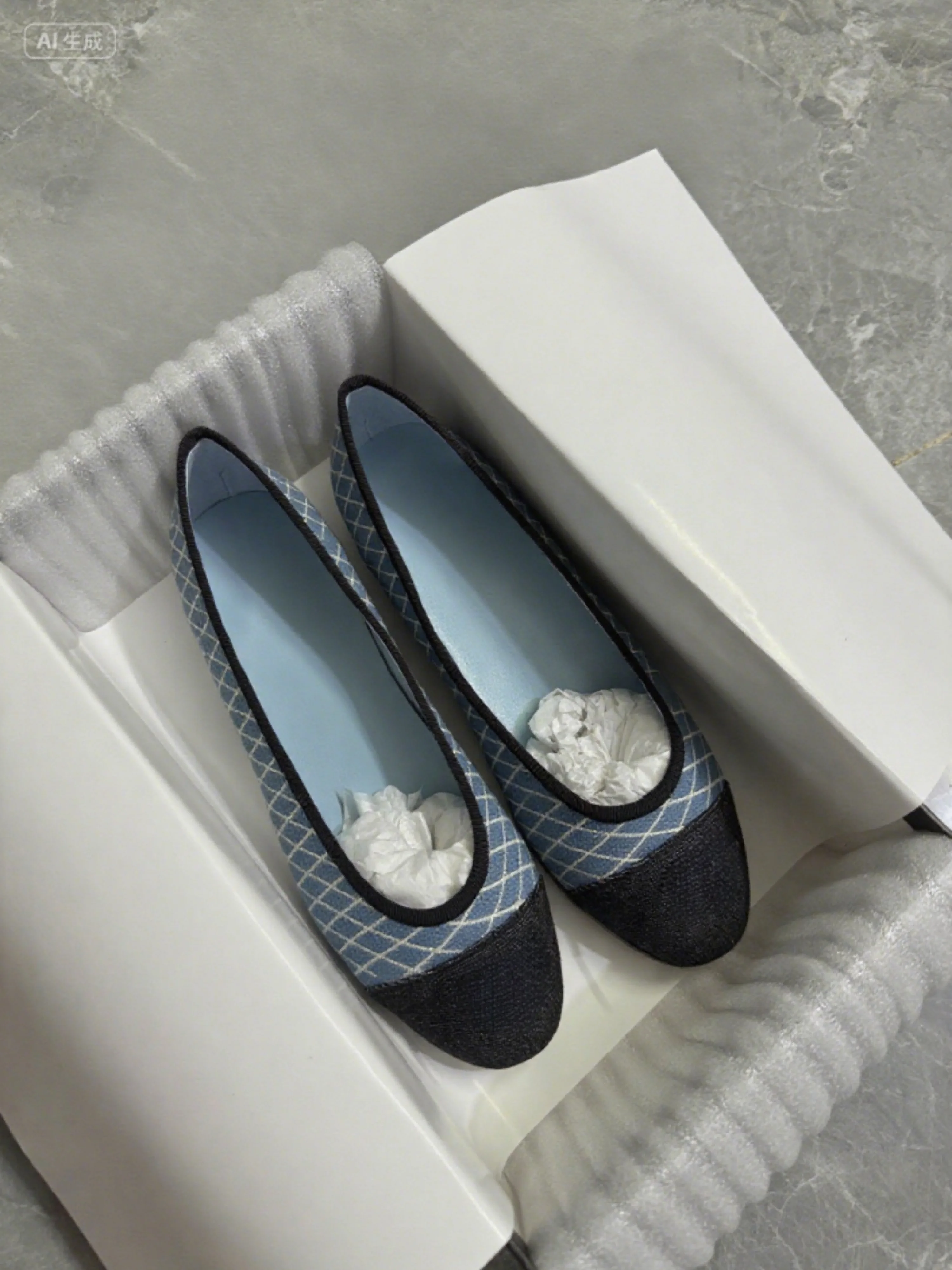 

Новые женские балетки, модные клетчатые балетки, все виды цветов, простые повседневные мягкие классические женские туфли соответствующего цвета, 2025 г.