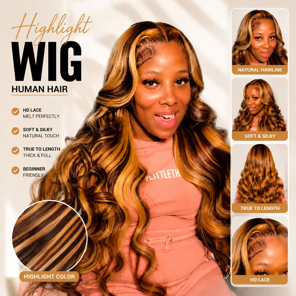 Pelucas de cabello humano resaltadas de colores de 30 pulgadas, pelucas frontales de encaje brasileño ondulado para mujeres 13x4 13x6 Hd, peluca ondulada suelta transparente
