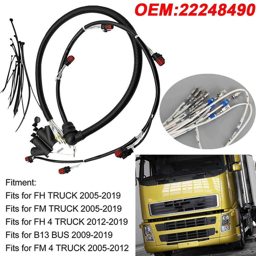 High Quality 22248490 7422248490 Durable Engine Injector Wire Harness For Volvo FH FM D13 BUS Truck Car Accessories