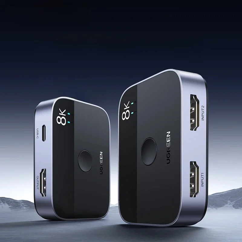 Ugreen – répartiteur HDMI 8K 4K144Hz, 2-en-1, pour TV Xiaomi Xbox SeriesX PS5/4, câble HDMI, moniteur, projecteur, commutateur HDMI 2.1