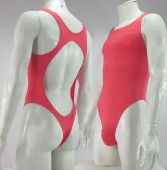 Mens g3932 בגד גוף לסבית ניילון ספנדקס ספנדקס