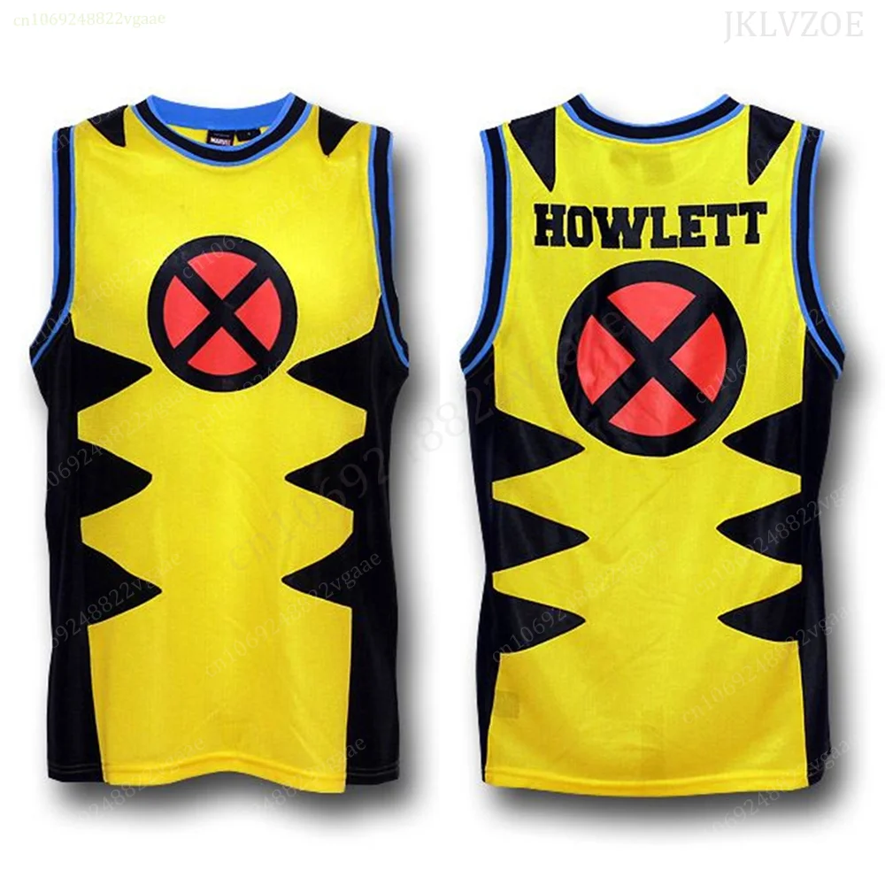 Marvel Wolverine Tank Top Avengers Basketball Jersey Kids Men Boy Clothes Children T Shirt Sportwear Uniform Cosplay Costume