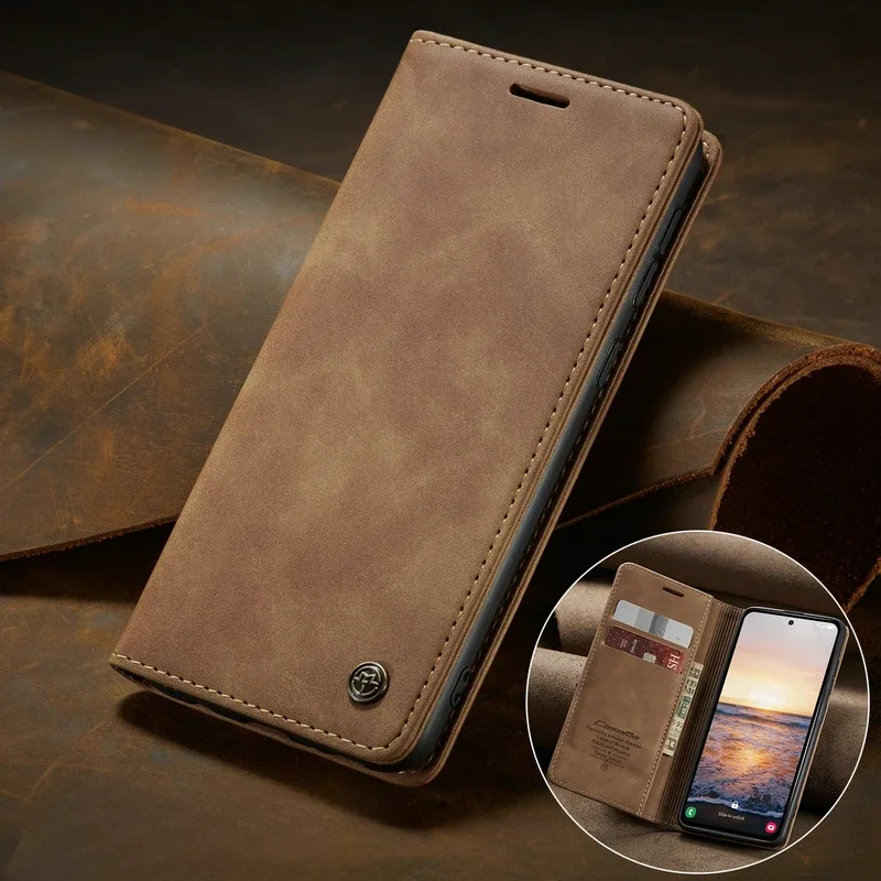 Luxe Flip Portemonnee Magnetische Case Voor Samsung galaxy S26 S25 S22 S21 Ultra S23 plus A33 A53 5G lederen Cover Voor A22 A14 A54 A56 - afbeelding 2