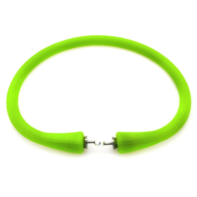 Wholesale Lime Green Rubber Silicone Wristband for Custom Bracelet