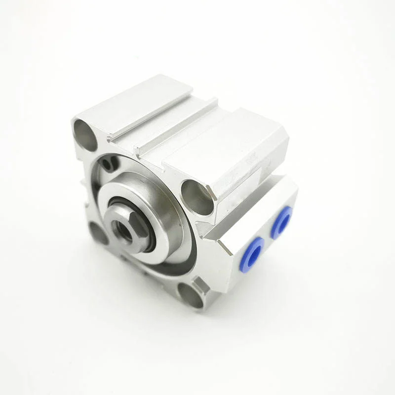 SDA Series Thin Pneumatic Cylinder16mm Bore Magnetic Ring Double Acting 5-50mm Stroke Compact Air Cylinder