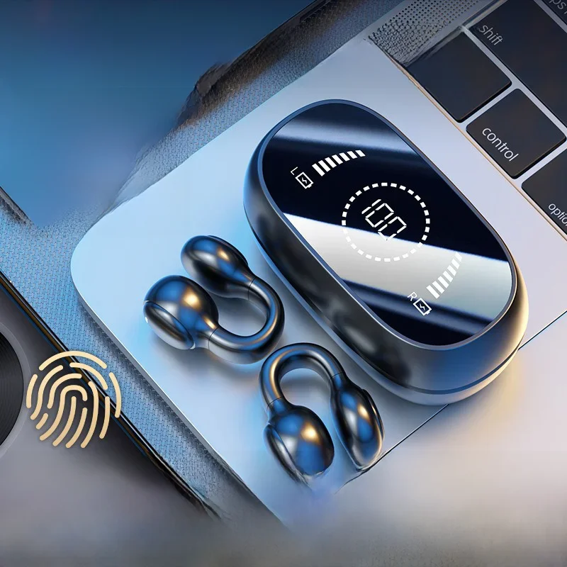 Écouteurs sans fil Bluetooth M47, oreillettes originales, casque de charge, à Conduction osseuse, Sport avec micro gratuit