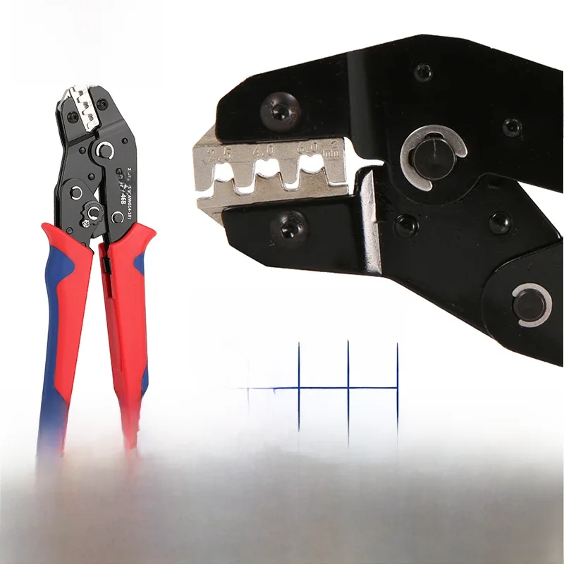 SN-2546B Solar Photovoltaic Connectors Plier Crimping Tool Set for 2.5/4/6mm2 Wire Crimper Plier Kit,Solar Connectors Clamp