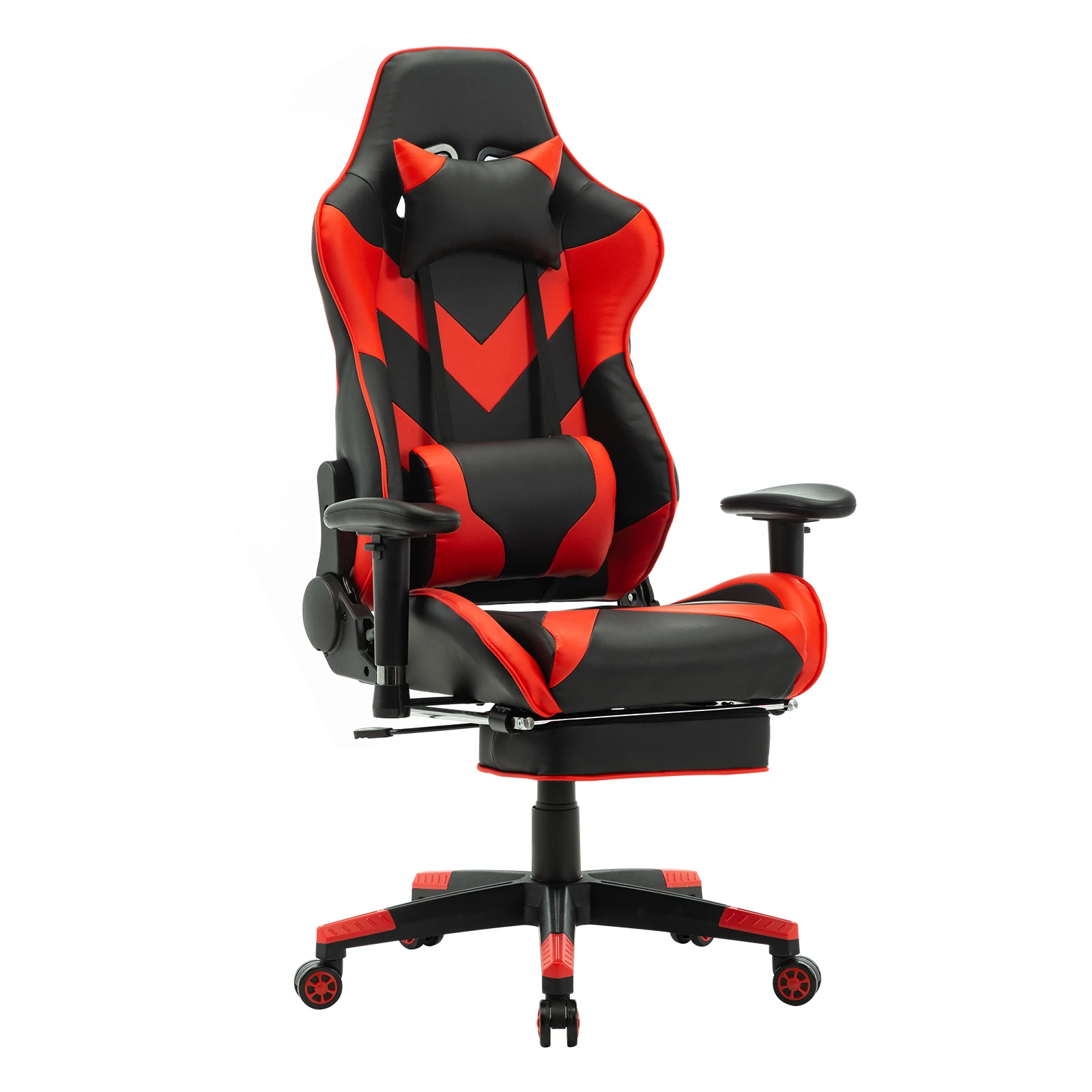 WOLTU Swivel Computer Desk Office Chair Racing Gaming Chair Faux Leather Seat with 155°Tilt Reclining Lumbar Cushion Relaxing