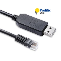 Prolific PL2303GT USB RS232 to RJ11 6P6C Serial Cable for Pace BMS 16S Lithium Iron Home Storage PC Communication