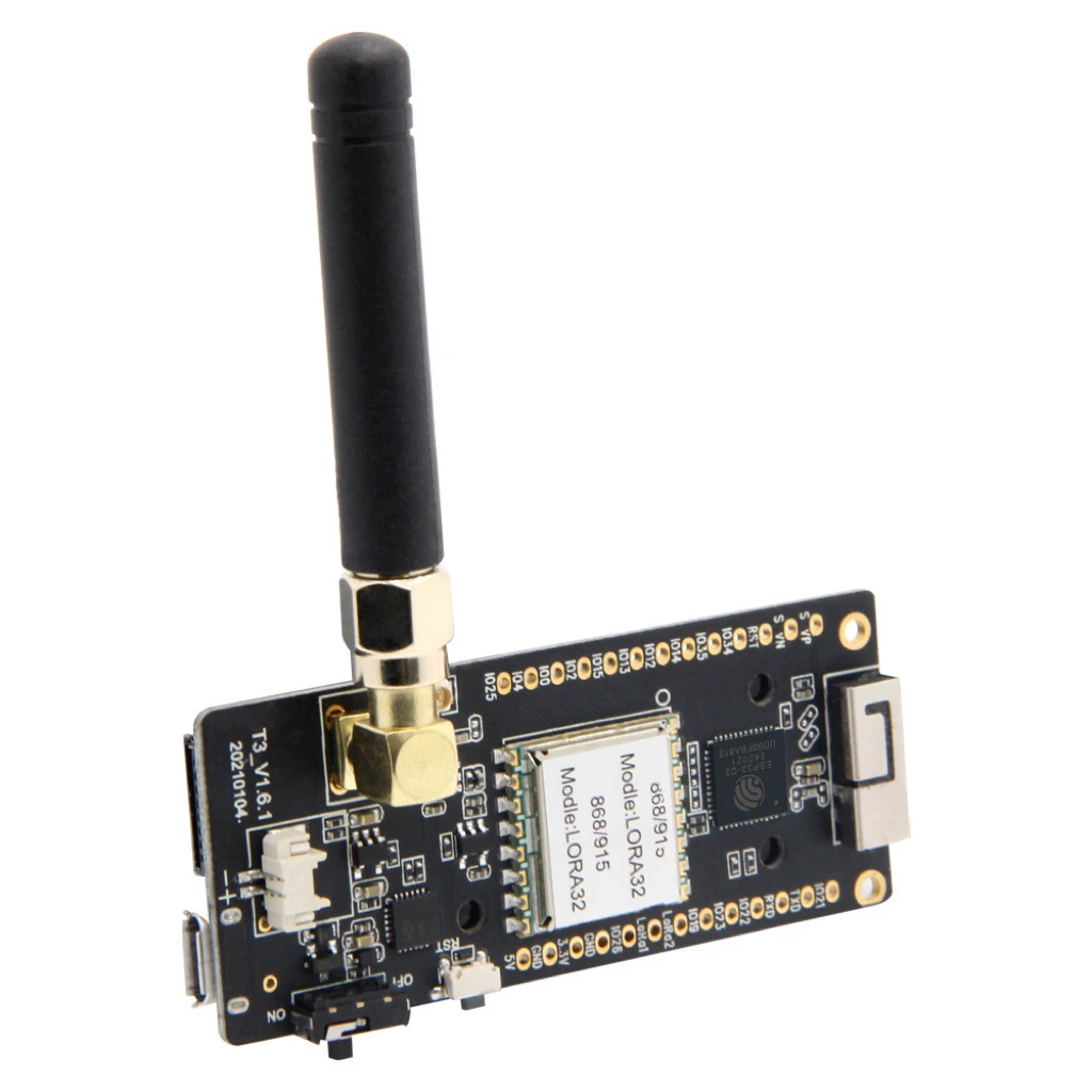 LoRa32 V2.1_1.6 Version 433/868/915Mhz ESP32 LoRa OLED 0.96 Inch SD Card Bluetooth WIFI Wireless Module ESP-32 SMA