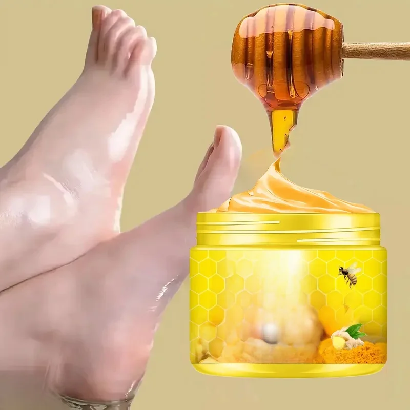 Kurkuma Bijengif Anti-Drogen Crack Voetcrème Hand Gebarsten Reparatie Huidverwijdering Verzorgingscrème Dode Voeten Hand huid 50g - afbeelding 2