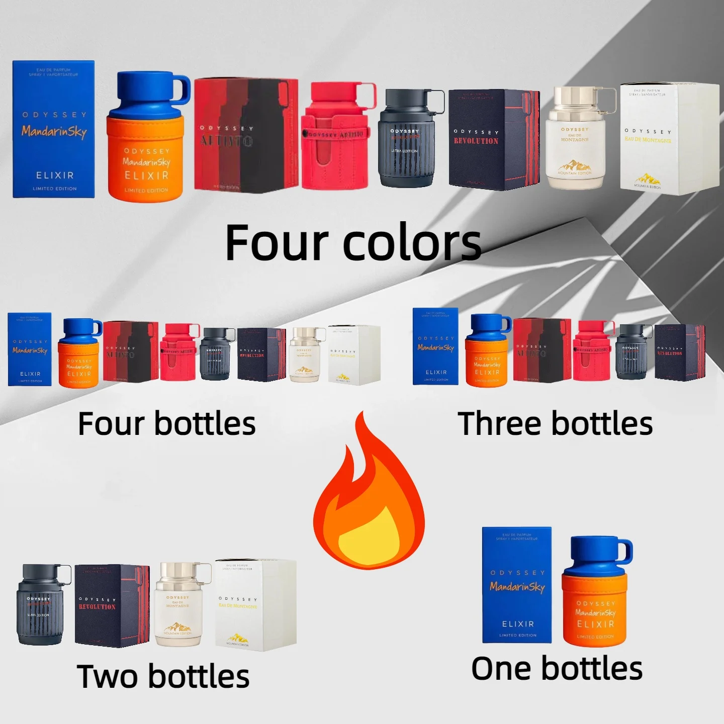 

Odyssey Mandarin Armaf para Hombres (full range) single/multiple bottle packs 100ml/3.4oz are an ideal gift choice.