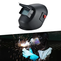 Protective Welding Mask Flip Type Lens Welder Mask Large Screen for Metal Production ARC Weld Repair Construction Maintenance