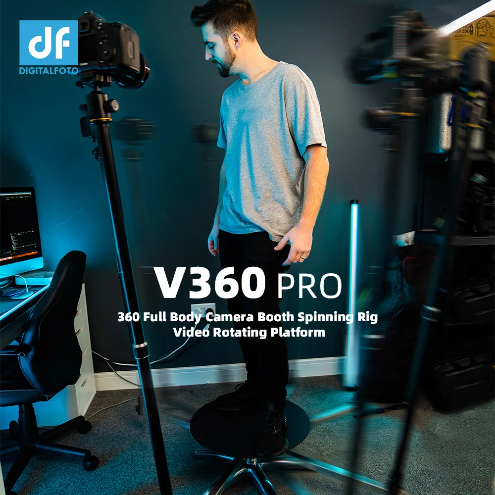 DF V360PRO – Idealny obracający się stół do zdjęć 360° dla profesjonalistów fotografii i e-commerce