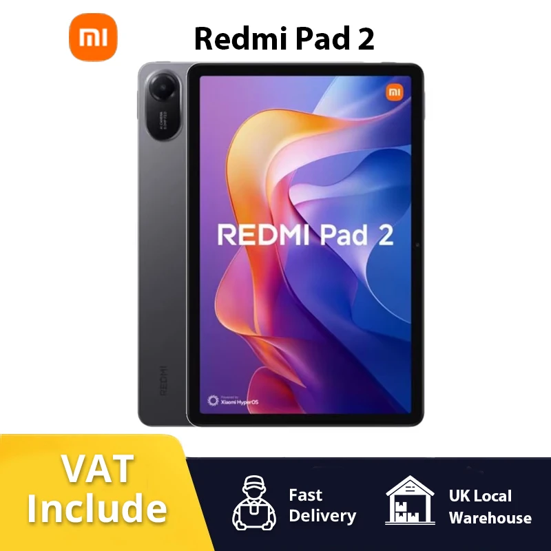 Xiaomi Redmi Pad 2 Wifi 4GB 128GB 8GB 256GB Tablet PC 11" 2.5K Crystal-clear Display Massive 9000mAh(typ) Battery