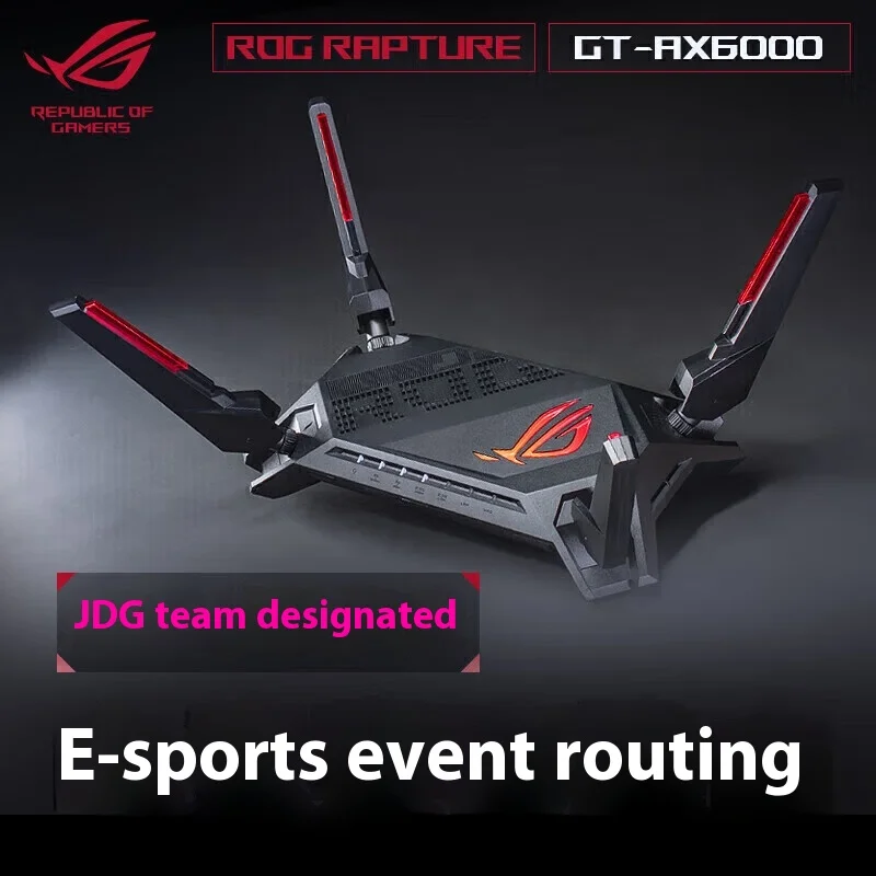 ASUS Rapture GT-AX6000 - AX6000 WiFi 6 Dual-Band Gigabit Wireless Gaming Router with AiMesh Support