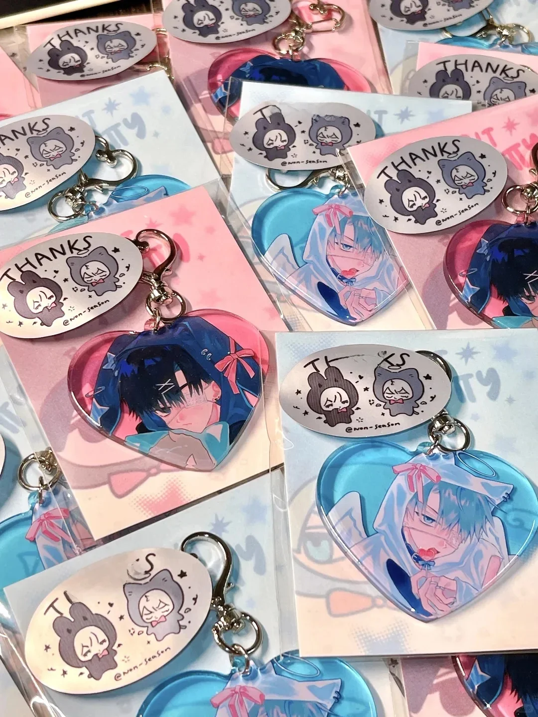 ALIEN STAGE Anime KeyChain Women Breloczek do kluczy dla mężczyzn Akrylowy brelok do kluczy samochodowych Party Pendant Cos Girls Friend Gift — zdjęcie 2