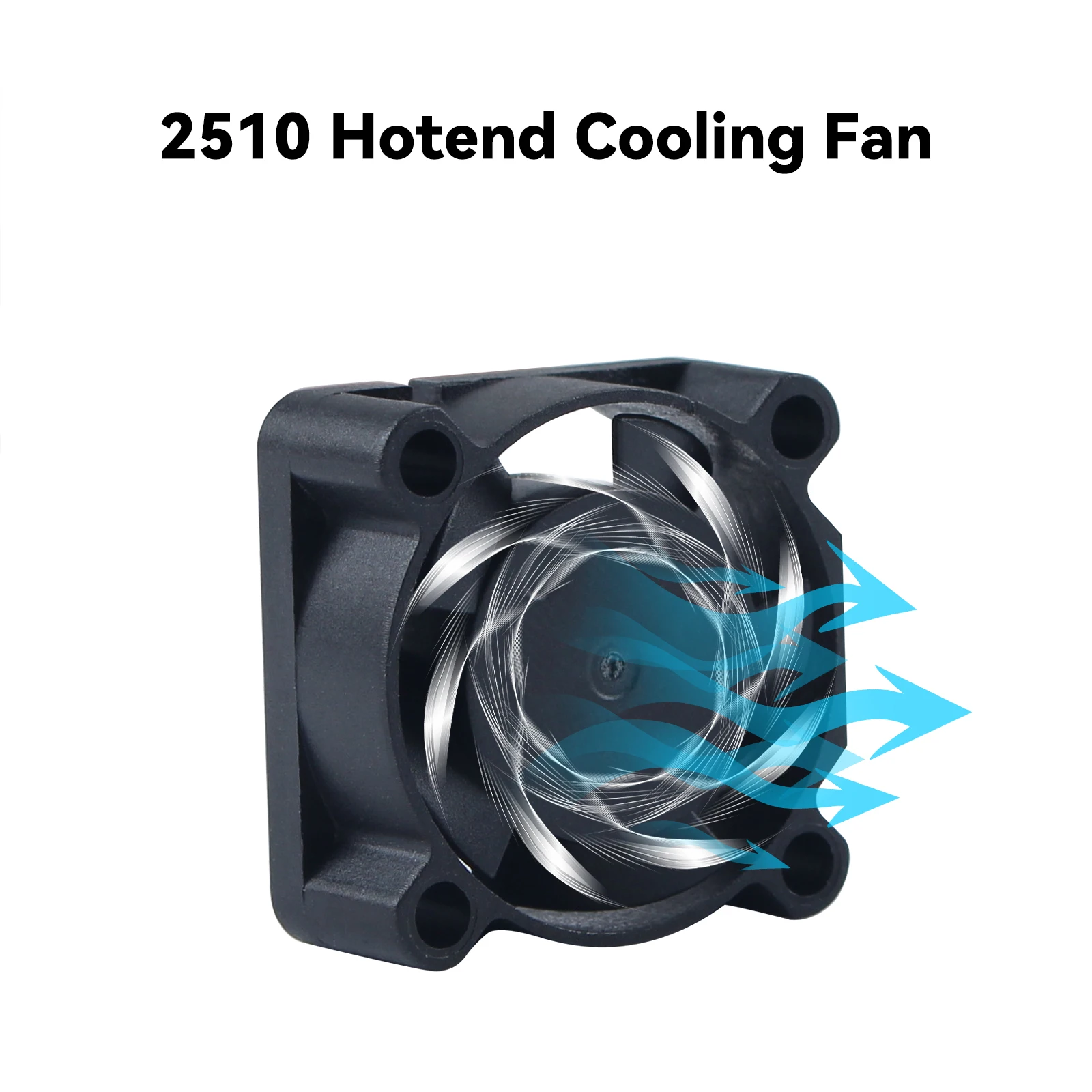 For Bambu-Lab/A1/ A1 mini Upgraded Hotend Cooling Fan Fast Cooling Fan 2pcs  For 3D Printer Parts
