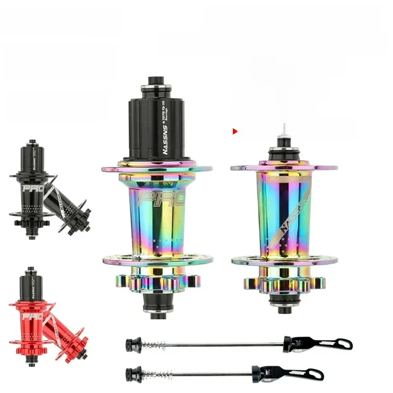 AliExpress HASSNS PRO7 MTB Hub 32 36 Holes Bearing Bike Freehub Rear Hub Quick Release 32H 36H Four Palin  7 8 9 10 11 12 Speed 6 Pawl Hubs