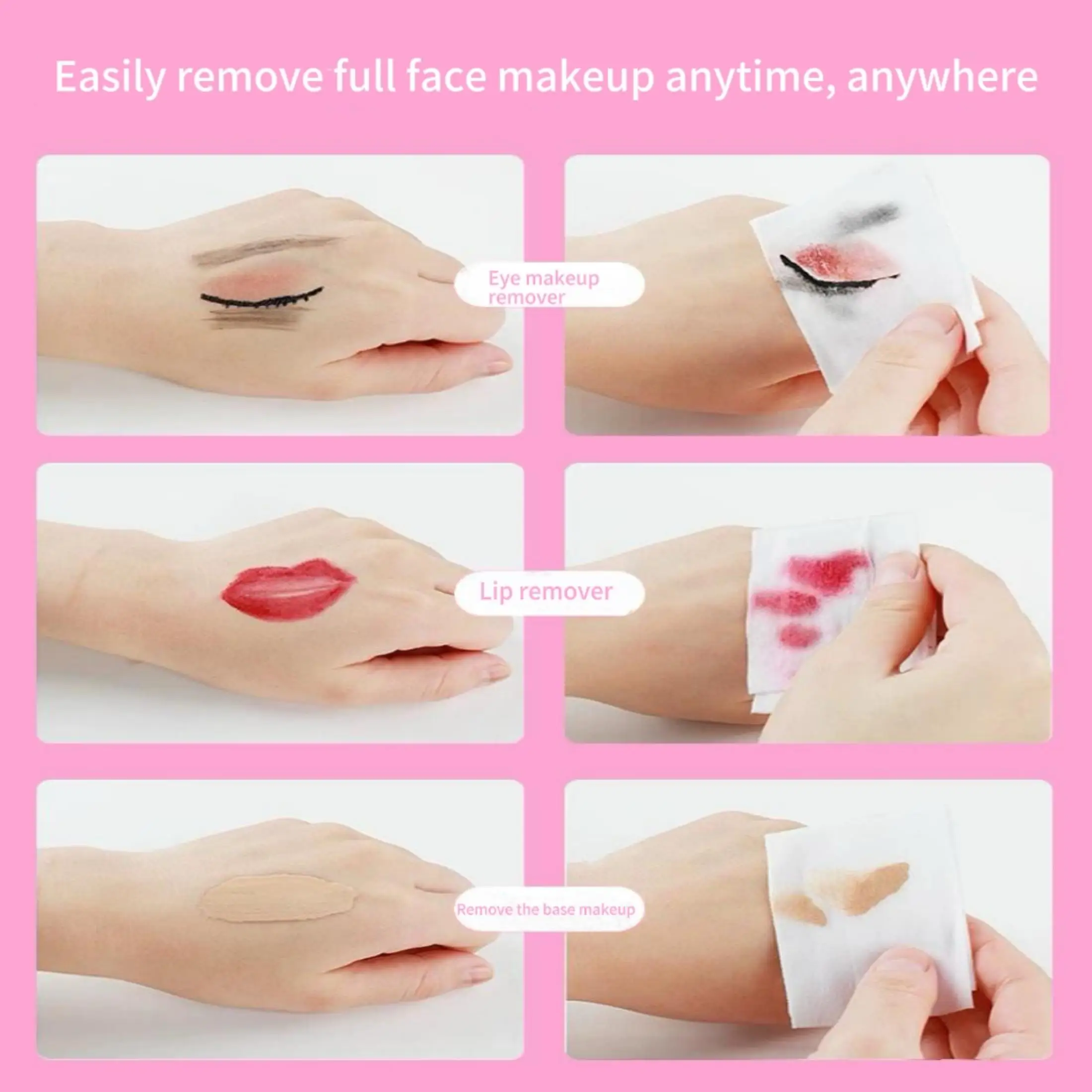 مناديل مزيل مكياج الخيار - مناشف وجه لطيفة ومنعشة وتنظيف عميق - مرطبة وصديقة للسفر #5